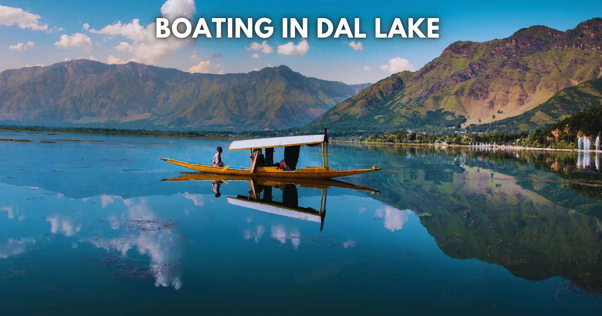 Boating in Dal Lake