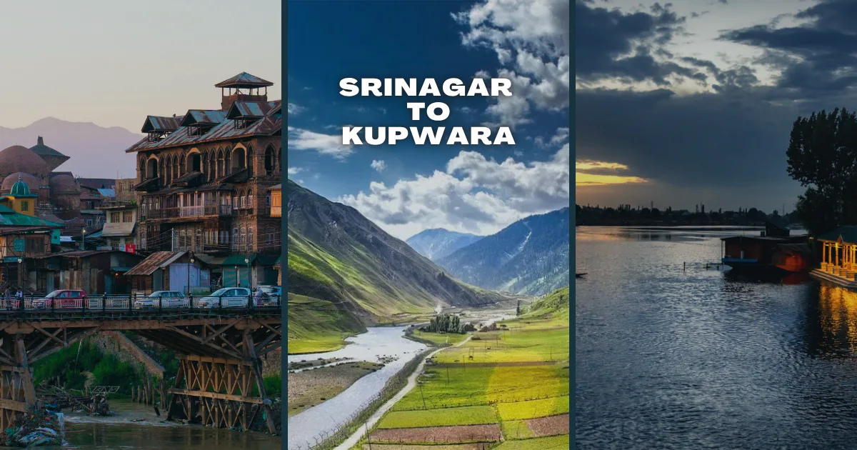 Srinagar to Kupwara Distance