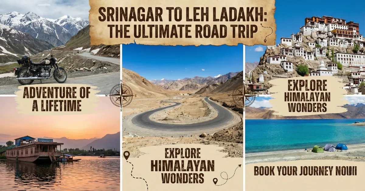 Srinagar to Leh Ladakh Road Trip