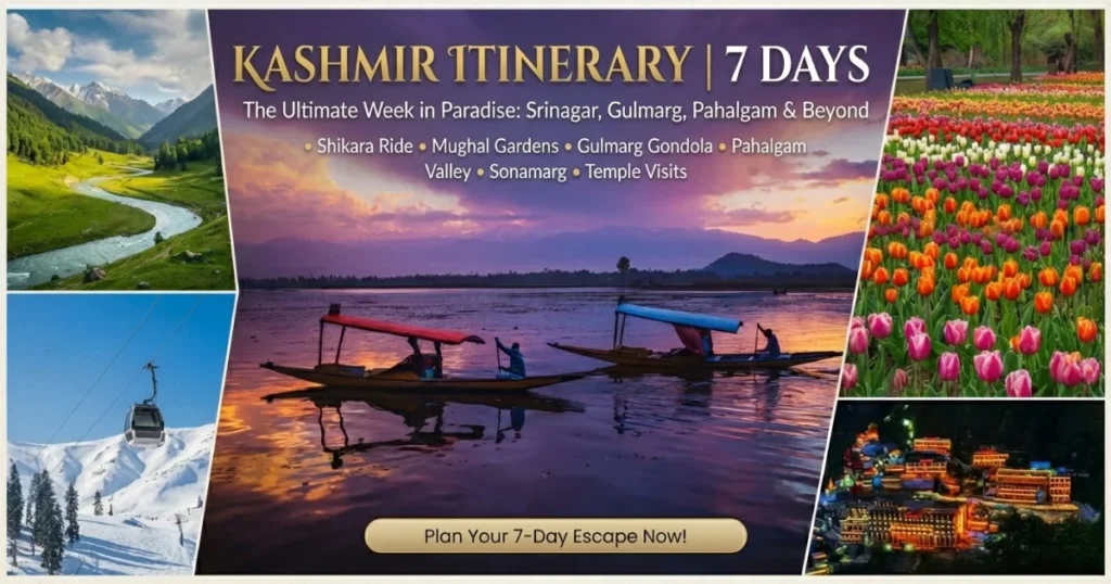 Kashmir Itinerary 7 Days