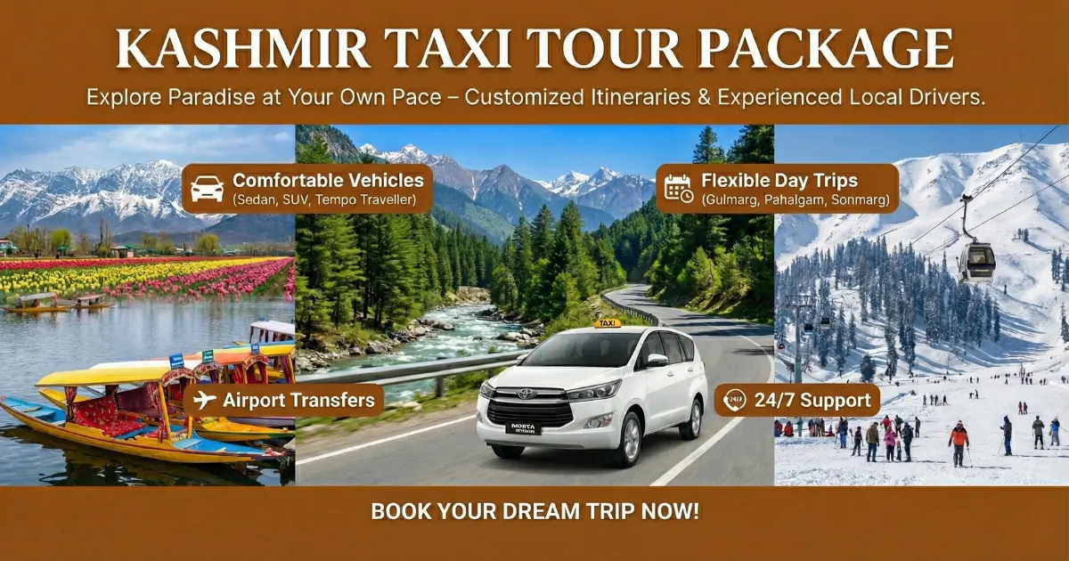 Kashmir Taxi Tour Package