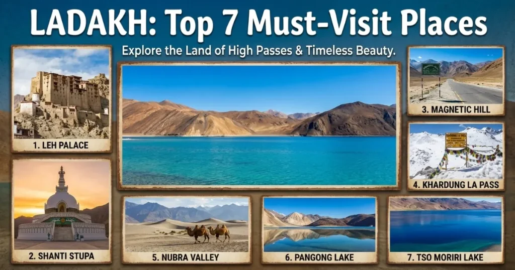 Top 7 Must-Visit Places in Ladakh